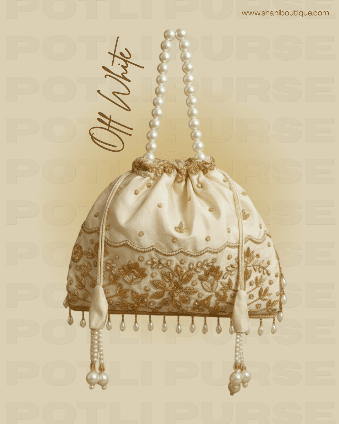 Shahi Potli Series 01 | Ivory White - view 2